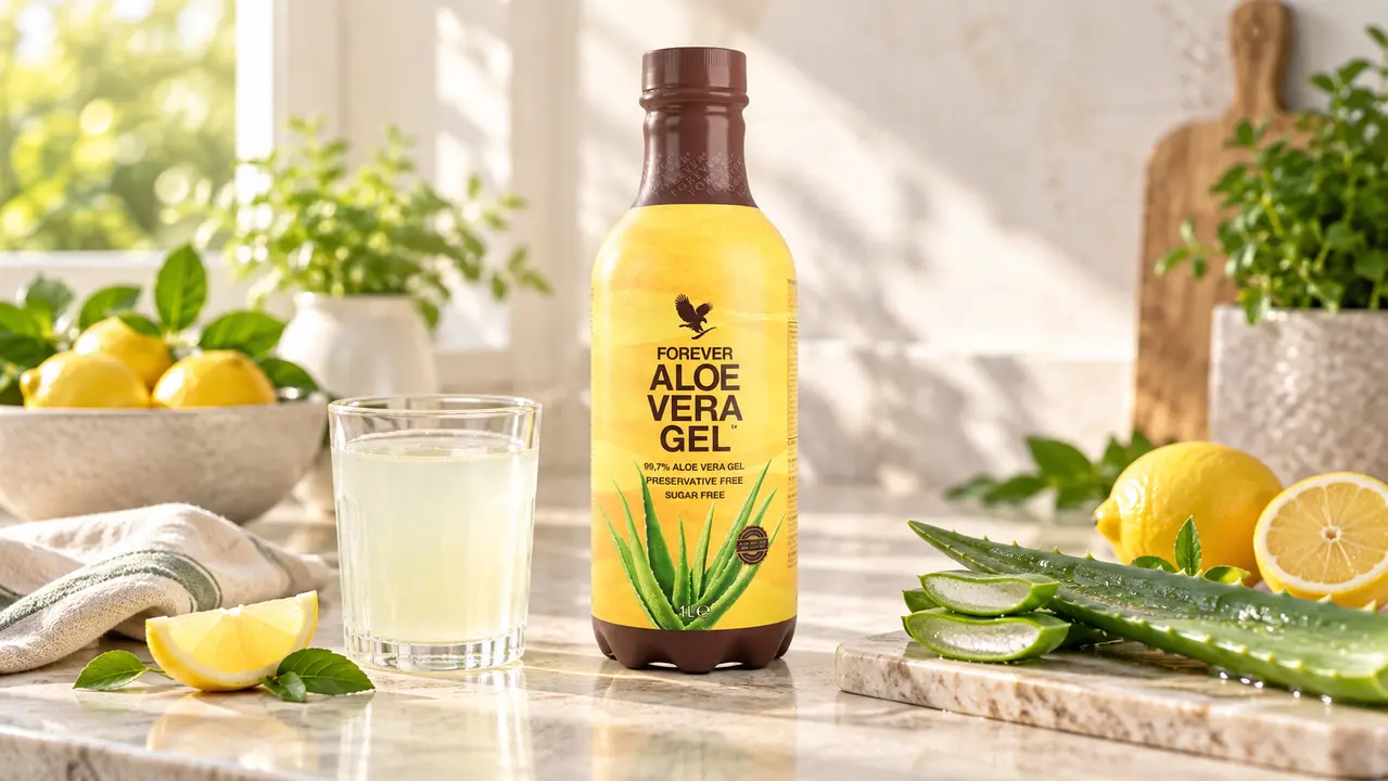 Forever Aloe Vera Gel v každodenní lifestyle scéně