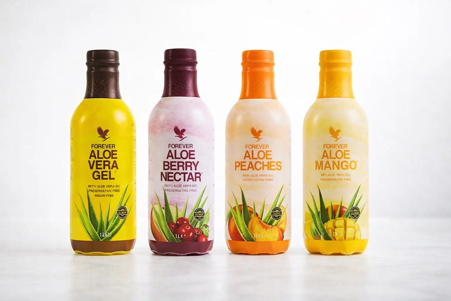 Čtyři varianty Forever Aloe v balení Mix