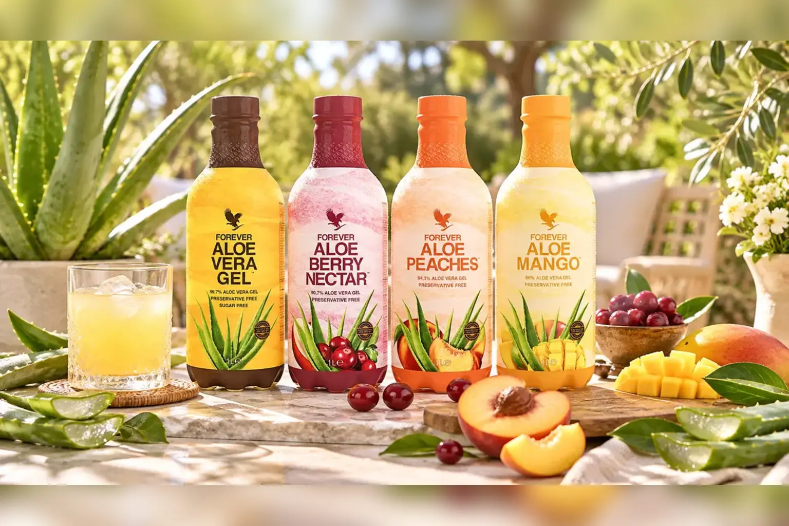 Výhodný mix čtyř aloe vera nápojů Forever Living