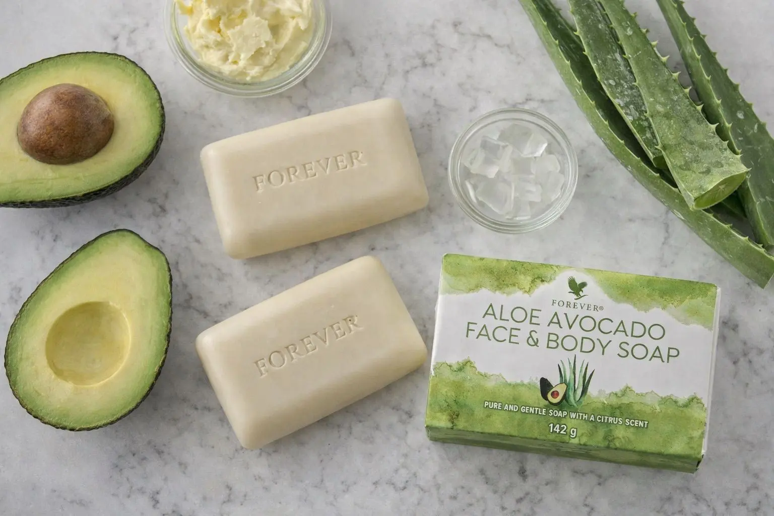 Avocado Face & Body Soap – doplňková fotografie