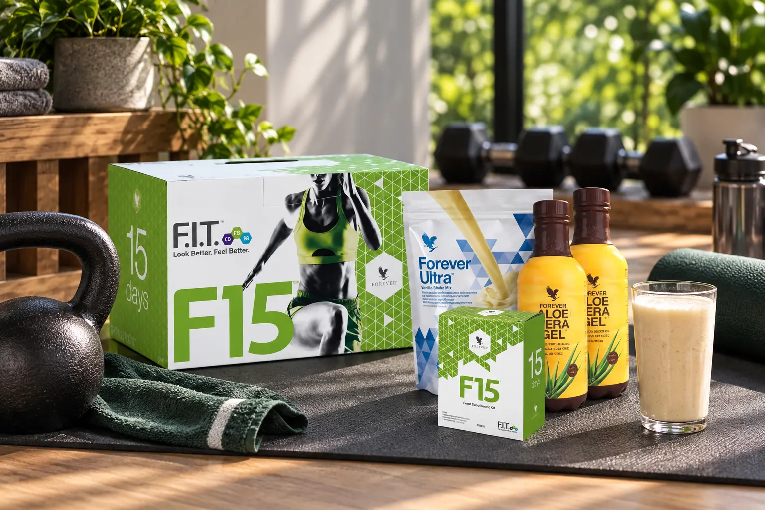 F15 Advanced Vanilla v produktové a každodenní scéně