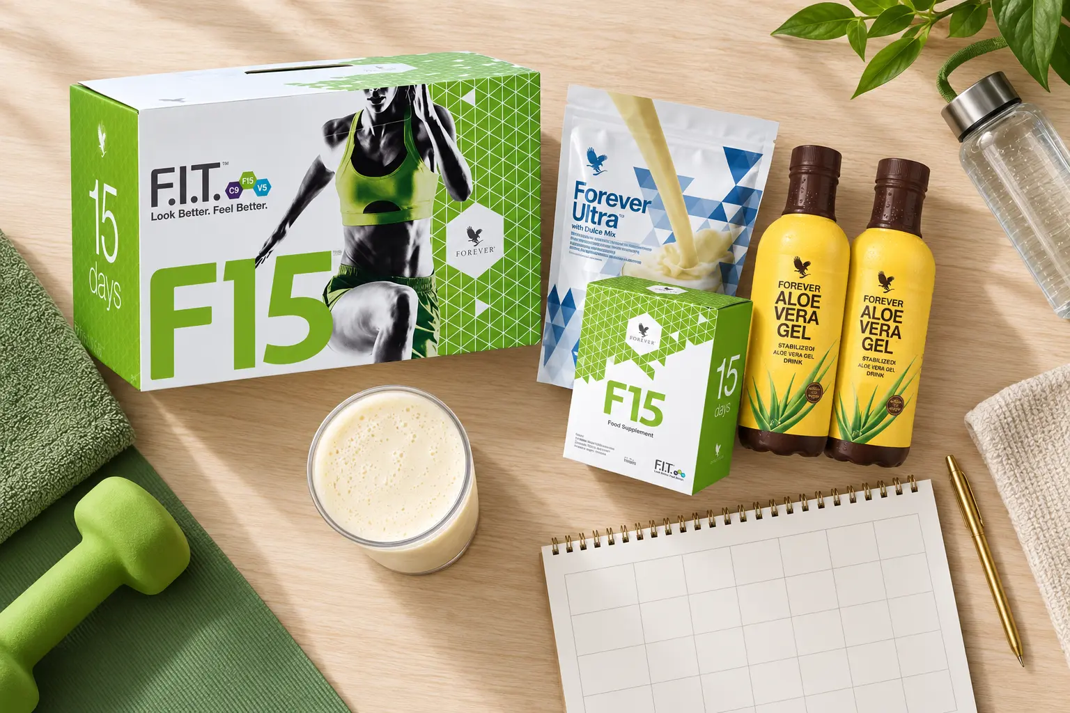 F15 Beginner Vanilla v produktové a každodenní scéně