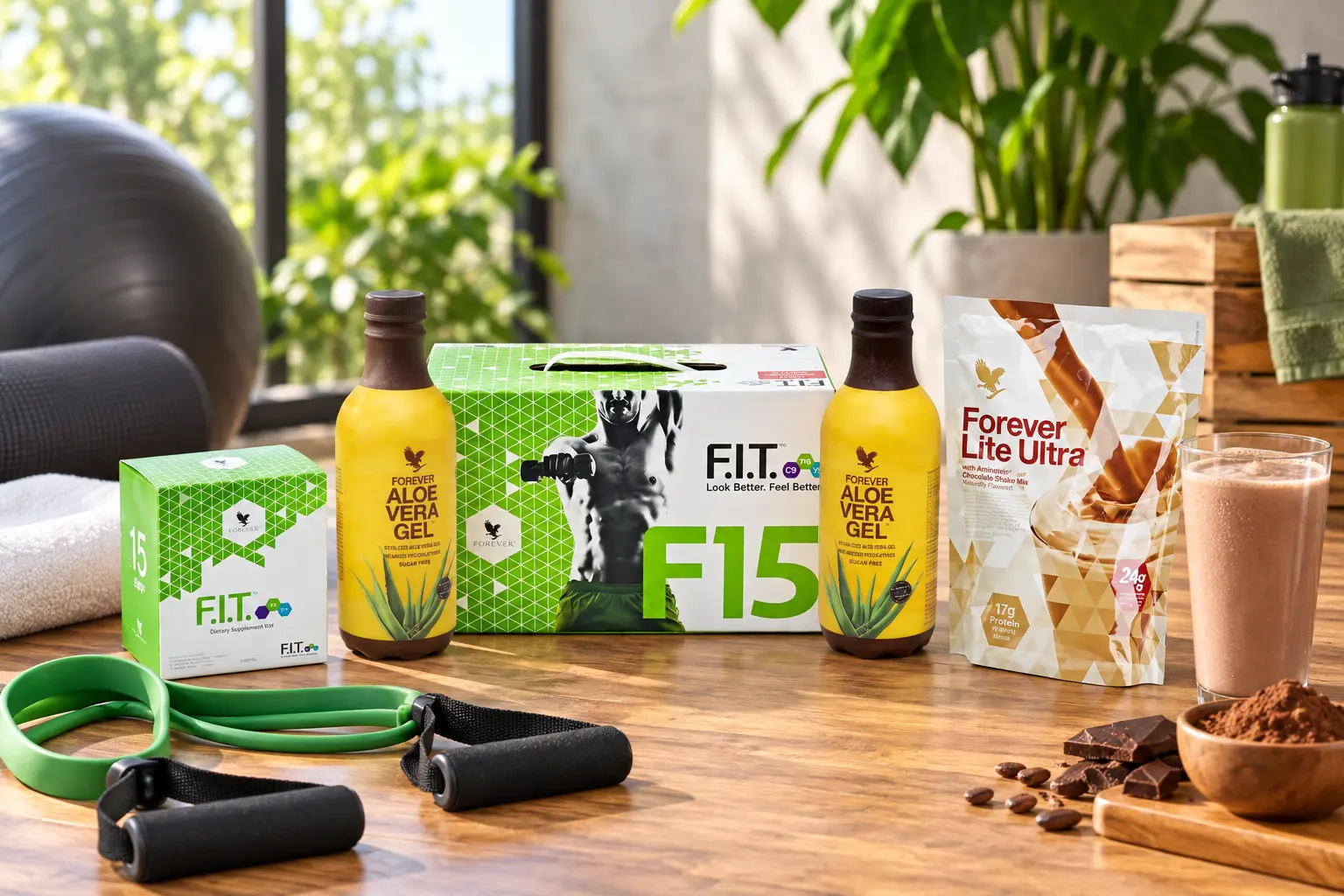 F15 Intermediate Chocolate v produktové a každodenní scéně