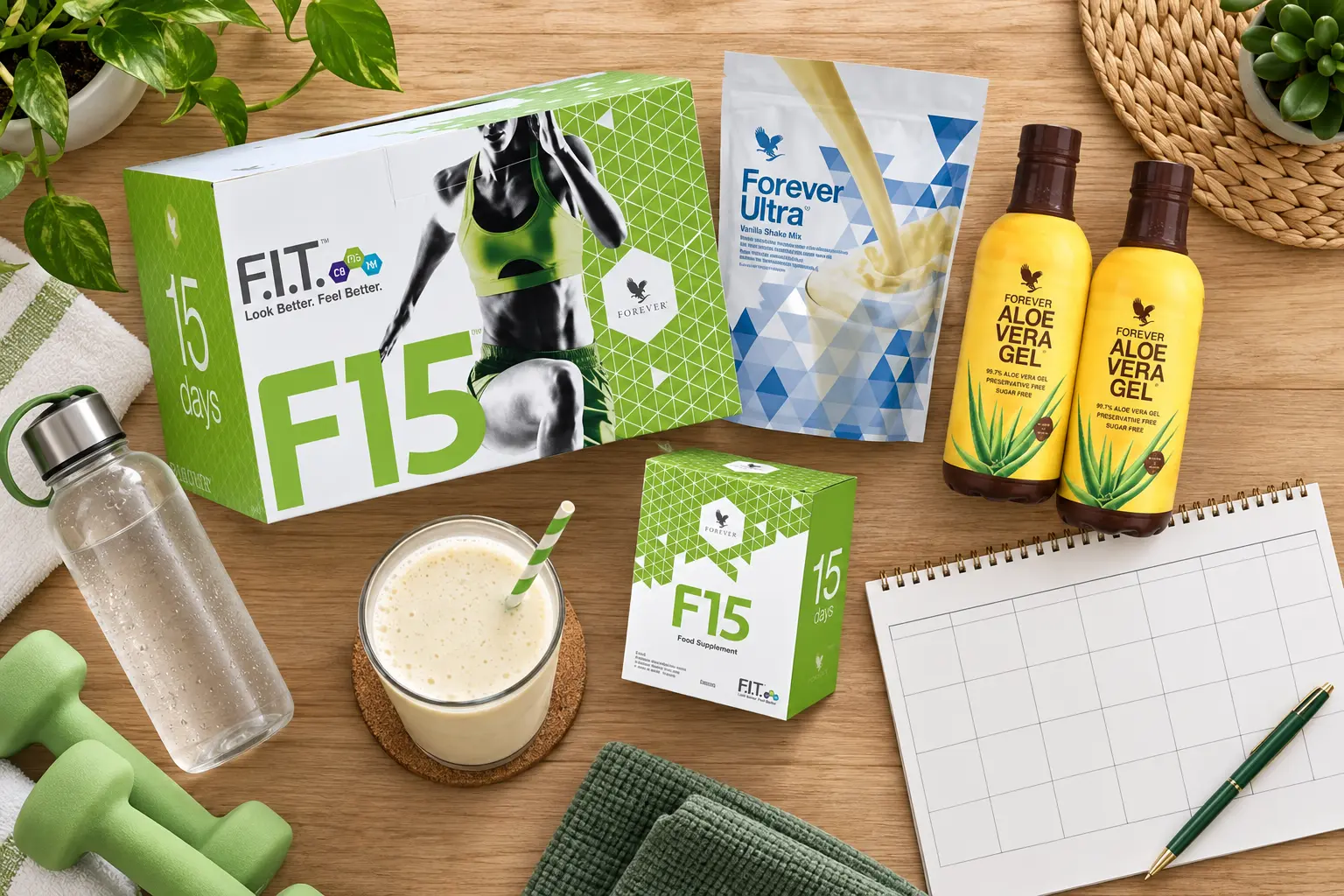 F15 Intermediate Vanilla v produktové a každodenní scéně