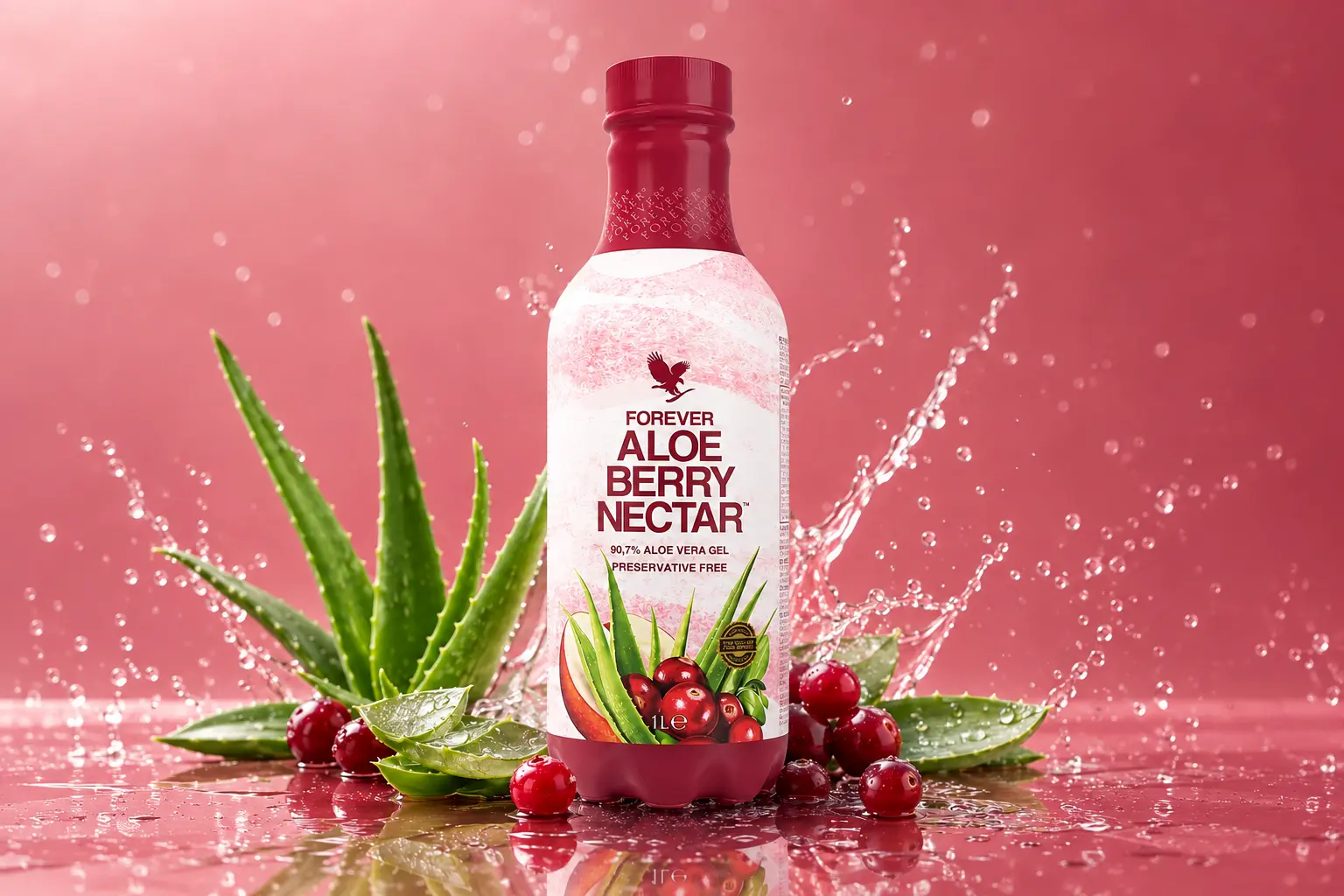 Forever Aloe Berry Nectar s aloe vera, jablky a brusinkami