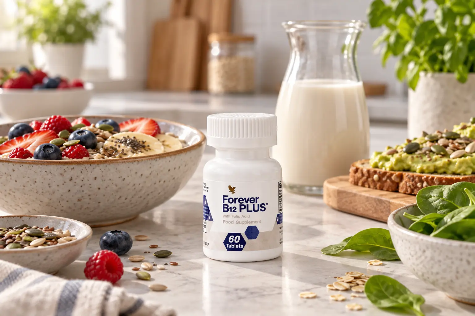 Forever B12 Plus: vitamin B12 a kyselina listová srozumitelně