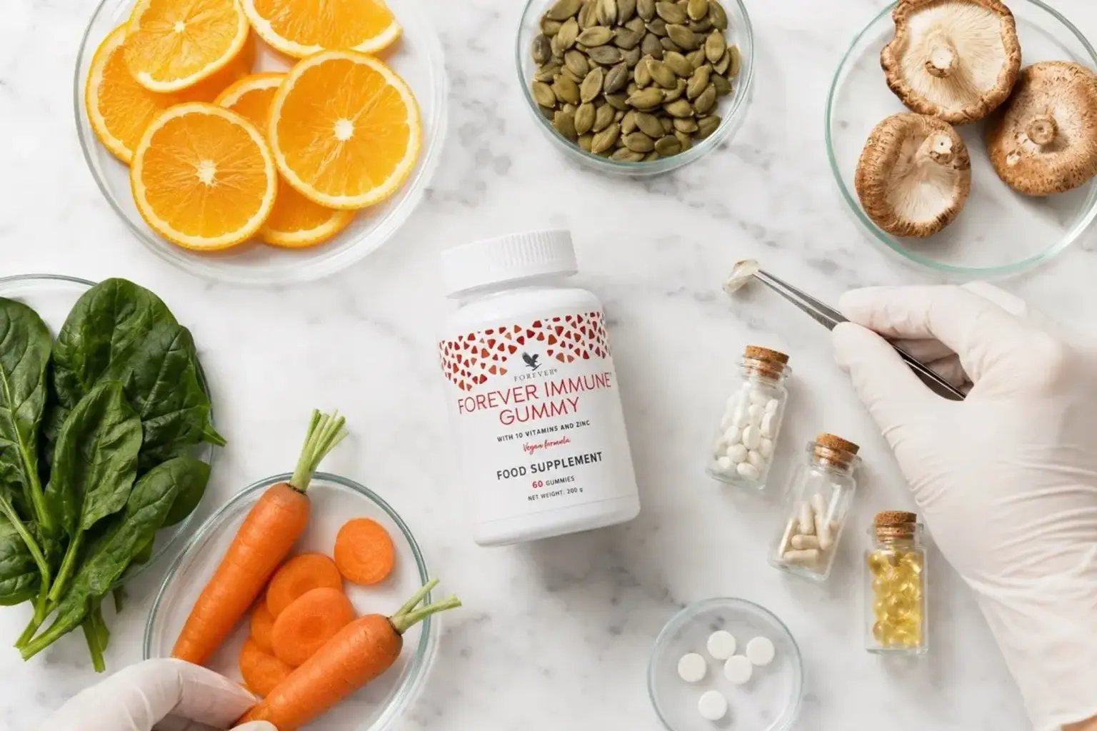 Forever Immune Gummy: vitaminy a zinek ve žvýkací formě
