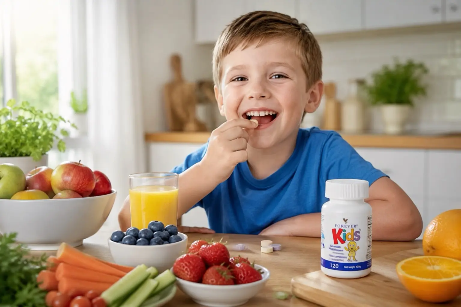Forever Kids se zdroji vitaminů a minerálů