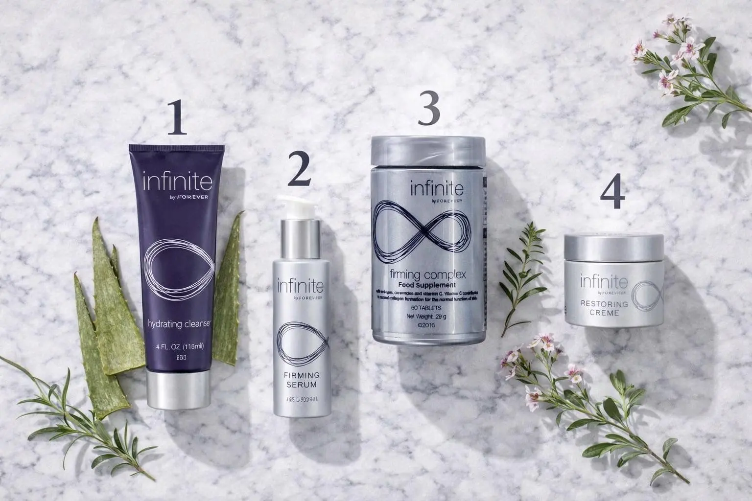 Infinite Firming Complex v produktové a každodenní scéně